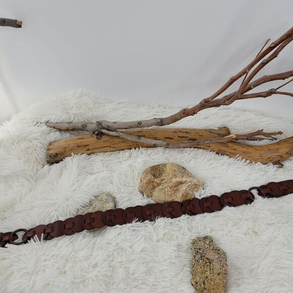 Fossil brown leather belt - Picture 5 of 7